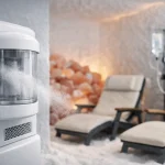 Halogenerator in medicinska sol v solni sobi